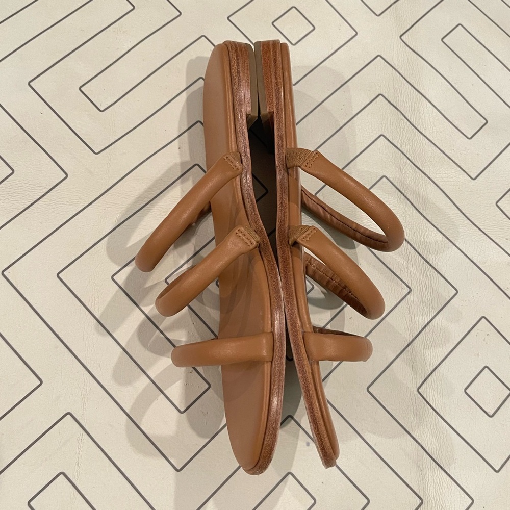 Charlotte Stone Leather Sandals - Picture 5 of 13